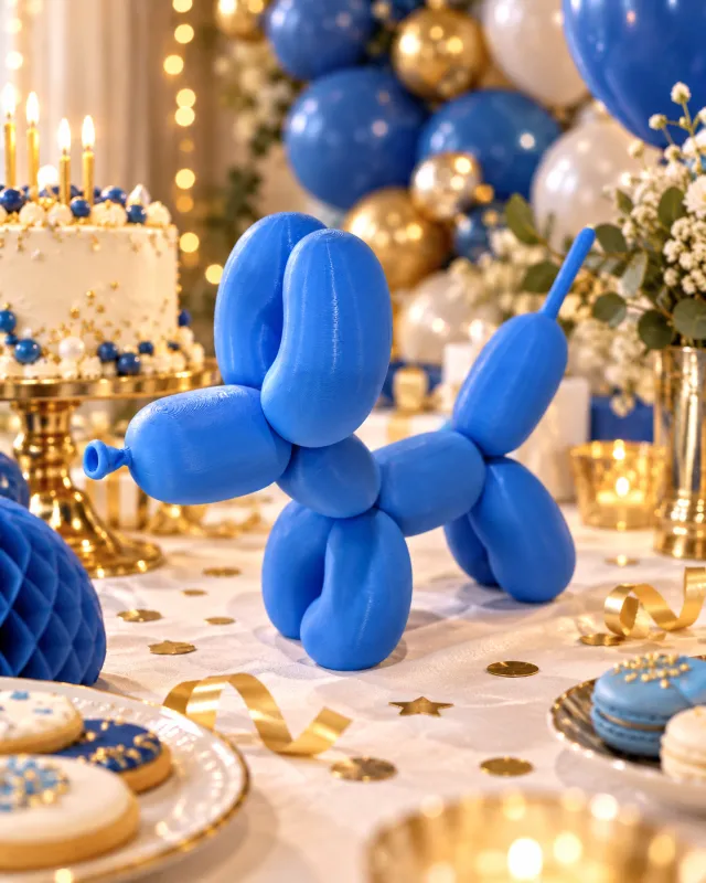Escultura Cachorro Balão 3D para Festas e Decoração